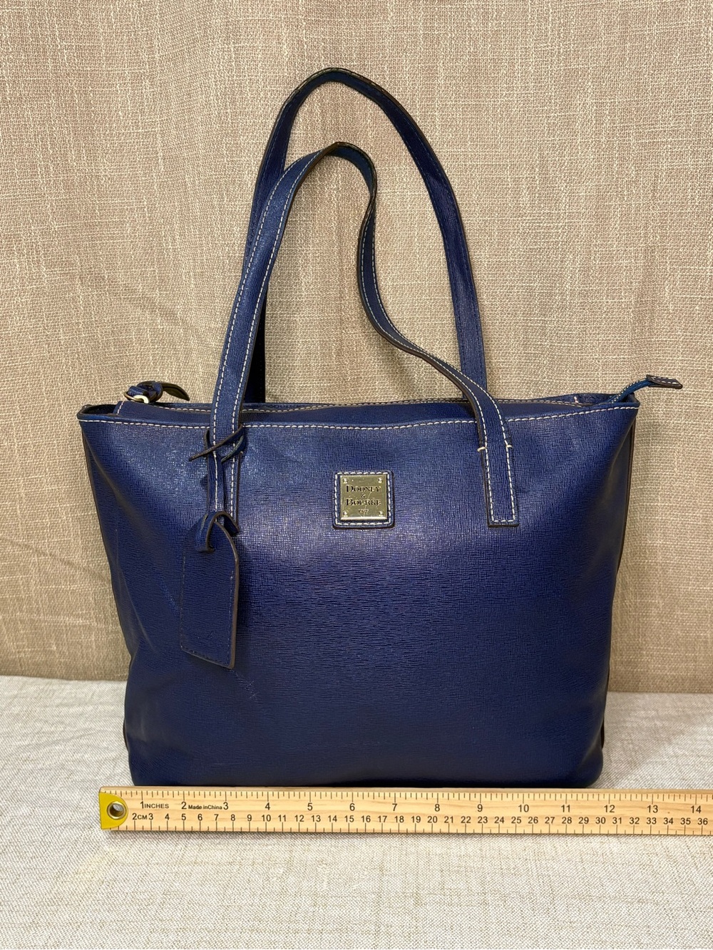 Dooney & Bourke Saffiano Charleston Tote Navy